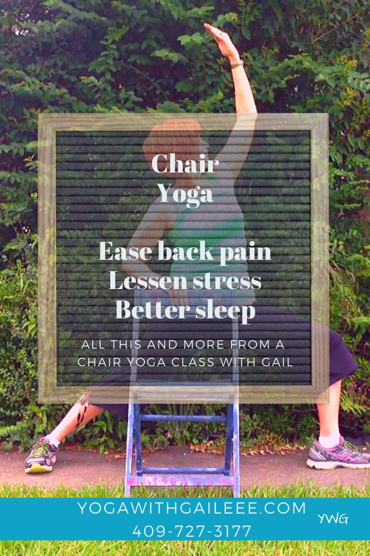 Ease Back Pain thru Chair Yoga with Gail